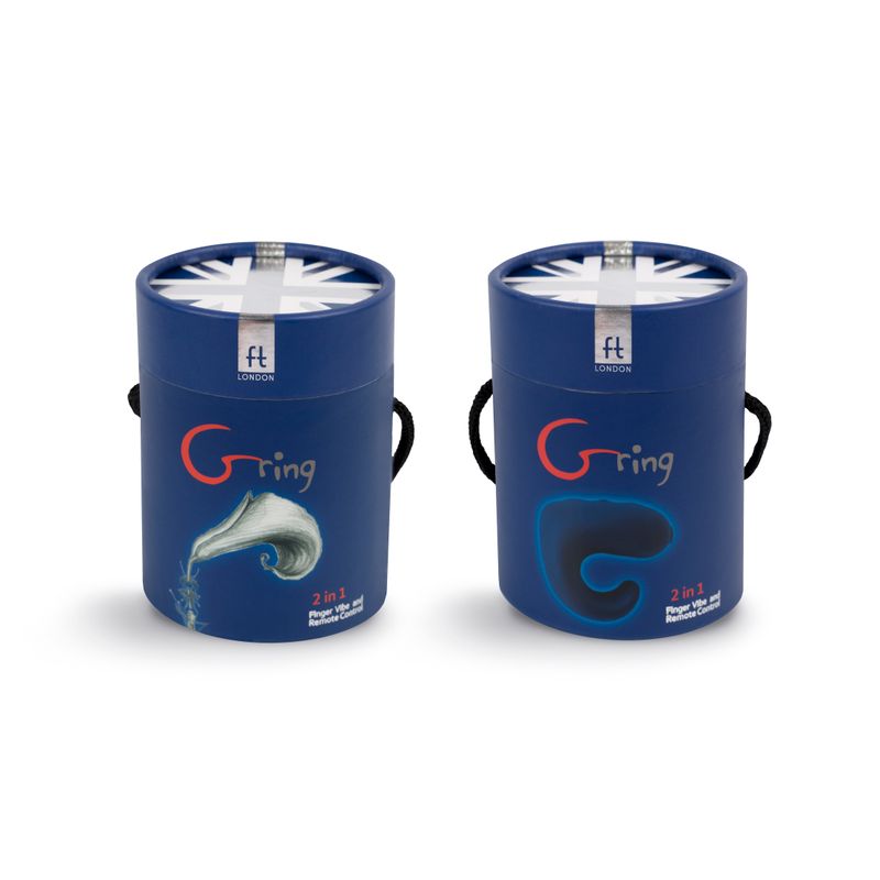 Gring Ocean Blue Finger Vibrator with Remote Control > Vibrators > Finger Vibrators