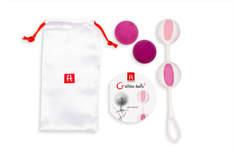 Geisha Balls 2 Pink - Kegel Training Balls Set 30mm KEGEL TOYS