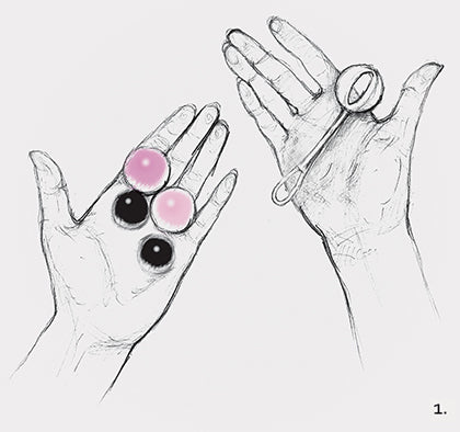Geisha Balls Magnetic Set of 4 Sizes 15g to 27g KEGEL TOYS