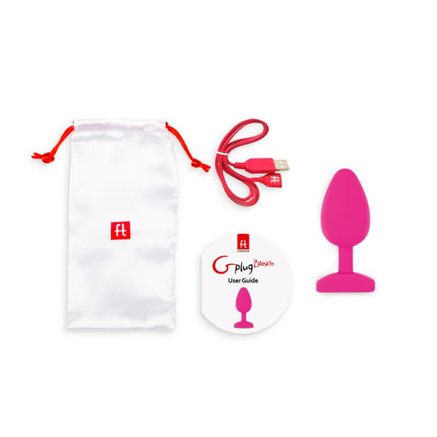 Gplug Large Bioskin Sweet Raspberry 3.9cm for Pleasure Butt Plugs
