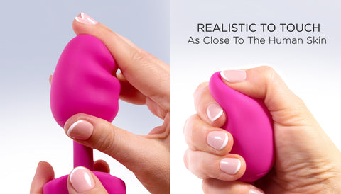 Gplug Large Bioskin Sweet Raspberry 3.9cm for Pleasure Butt Plugs