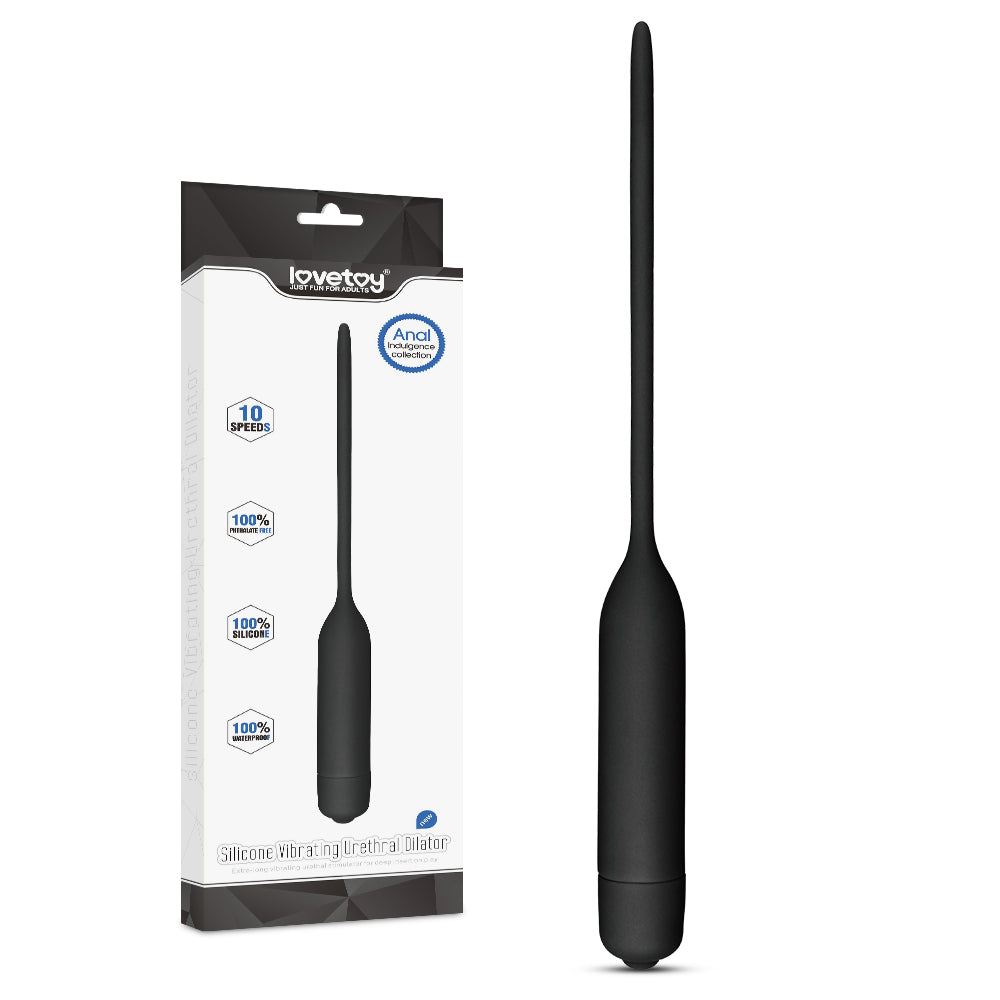 Silicone Vibrating Urethral Dilator with 10 Speed Vibrating Mechanism > Sex Toys For Men > Sounding Rods