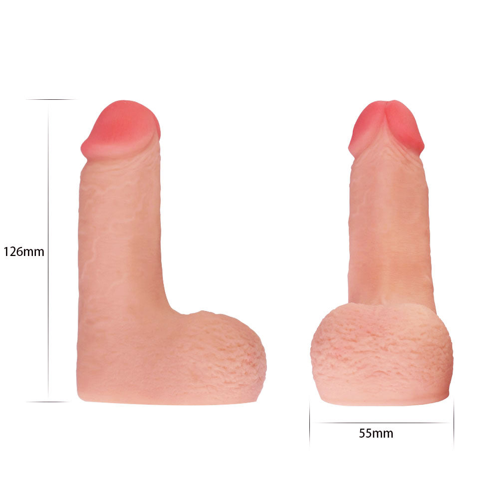 Lovetoy Skinlike Limpy Cock 5 Inches Flesh Pink Packers