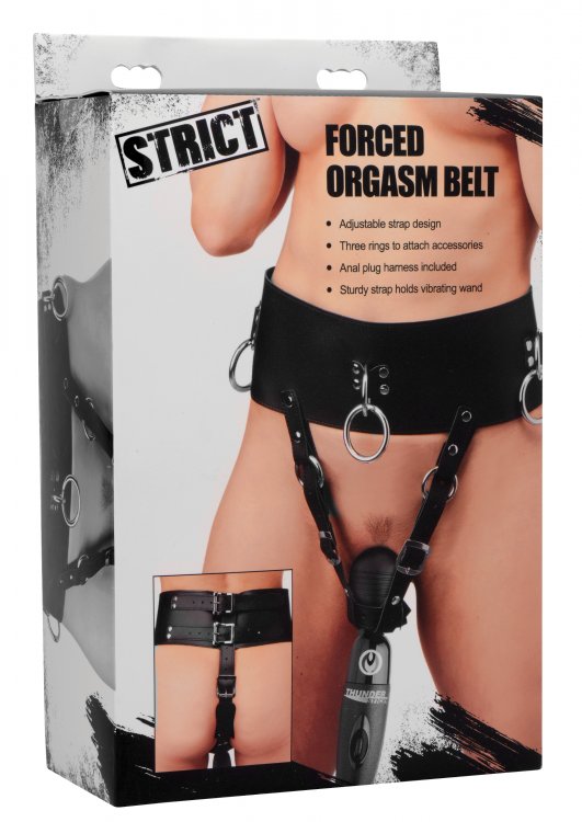 Forced Orgasm Wand Holder Belt – Adjustable BDSM Accessory > Sex Toys > Massage Wands