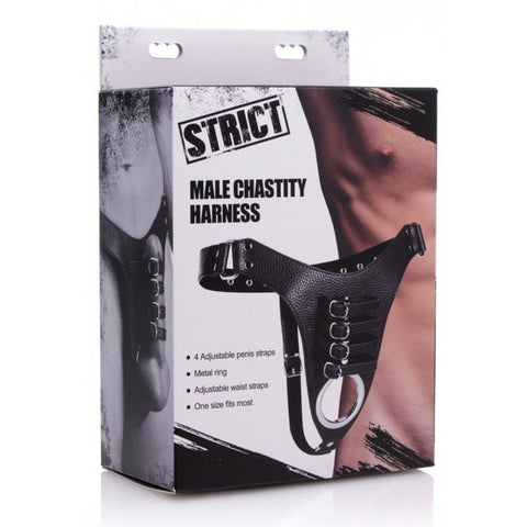 Male Chastity Harness for BDSM Control and Pleasure Cages