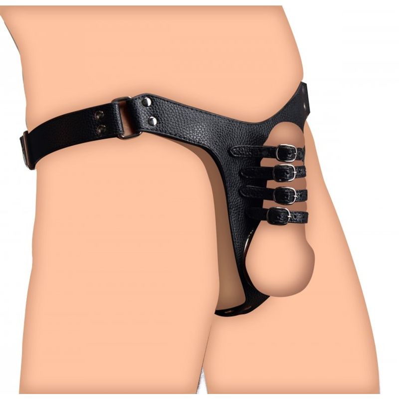 Male Chastity Harness for BDSM Control and Pleasure Cages