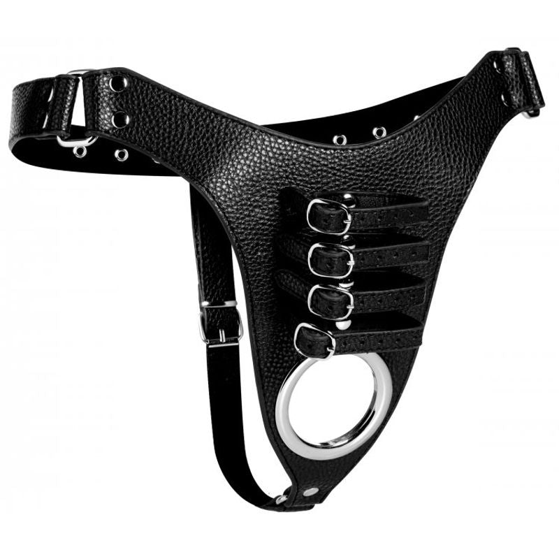 Male Chastity Harness for BDSM Control and Pleasure Cages
