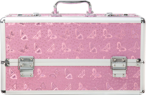 Lockable Large Vibrator Case in Pink for Secure Storage and Travel Adult Toy Storage