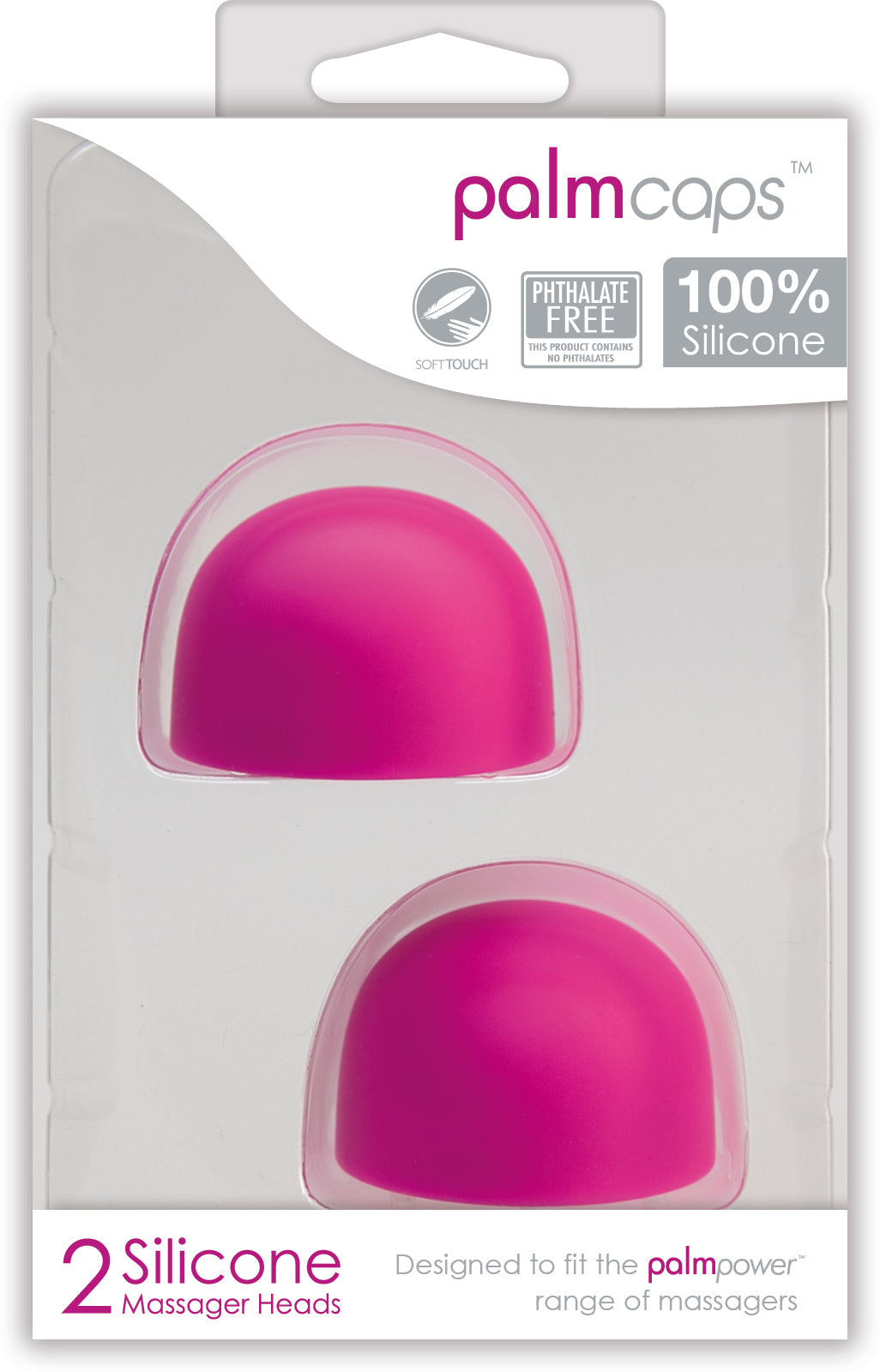 PalmCaps - Replacement Heads For Use With PalmPower Massager Pink > Sex Toys > Replacement Parts