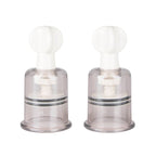 Nipple And Clit Suckers Medium 2 Piece Set Clear > Sex Toys > Nipple Suckers