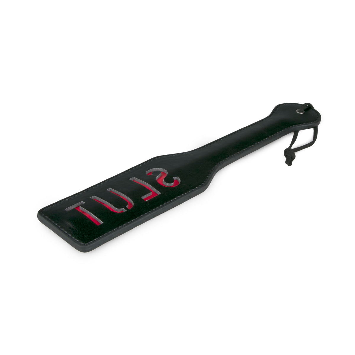 Paddle Slut Black Paddle – Comfortable and Effective Intimate Toy with Red Inscription Black > Bondage Gear > Paddles