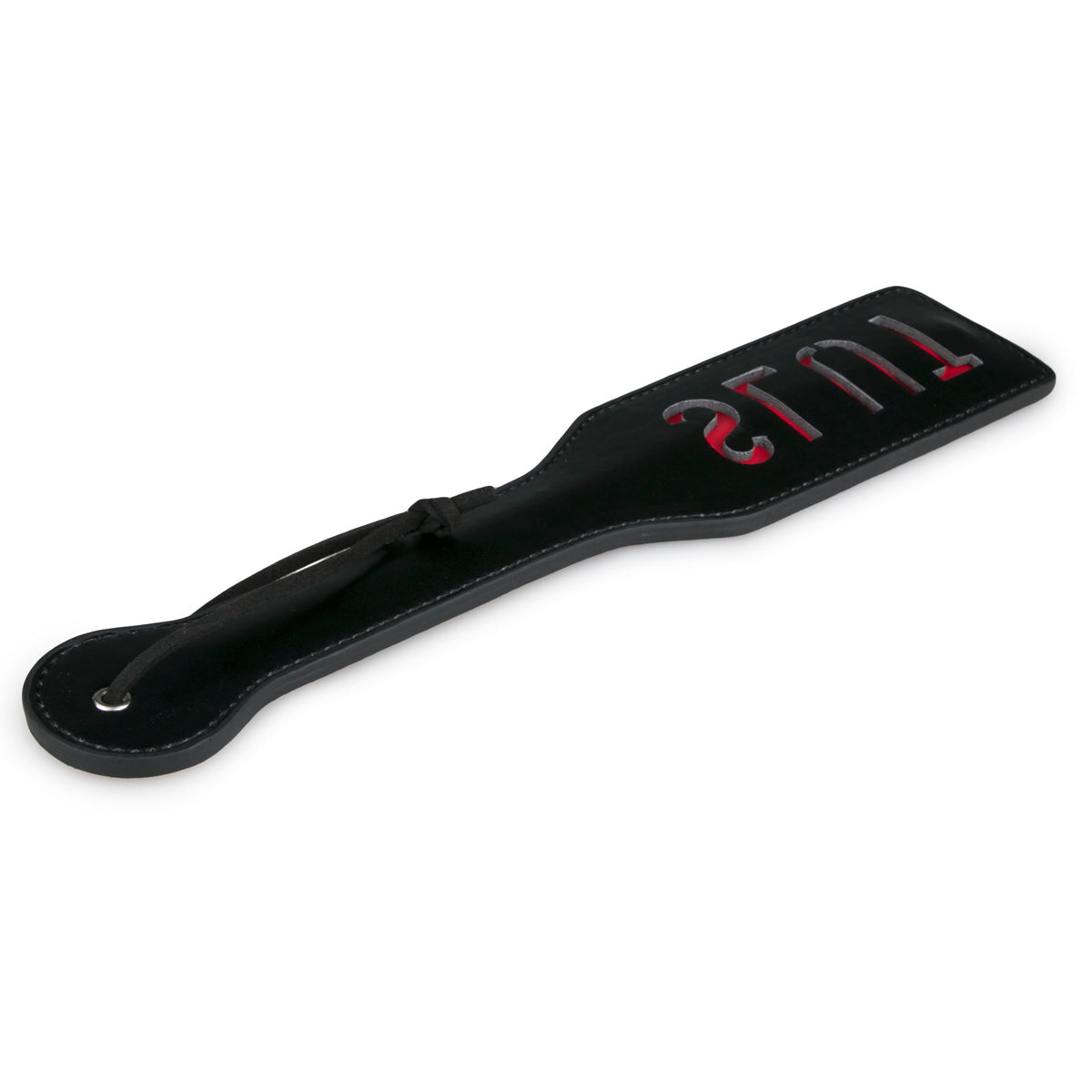 Paddle Slut Black Paddle – Comfortable and Effective Intimate Toy with Red Inscription > Bondage Gear > Paddles