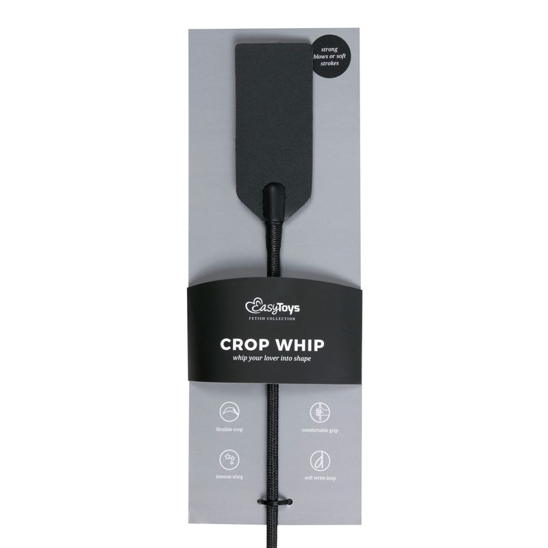 Rectangle Crop in Black - High Quality > Bondage Gear > Crops