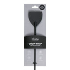 EasyToys Wide Crop Whip – Black Leather with Metallic Accents Impact Play Accessory > Bondage Gear > Crops