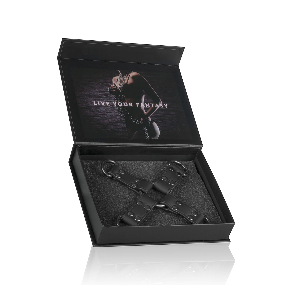 Hogtie Black Faux Leather Bondage Restraint Black > Bondage Gear > Restraints