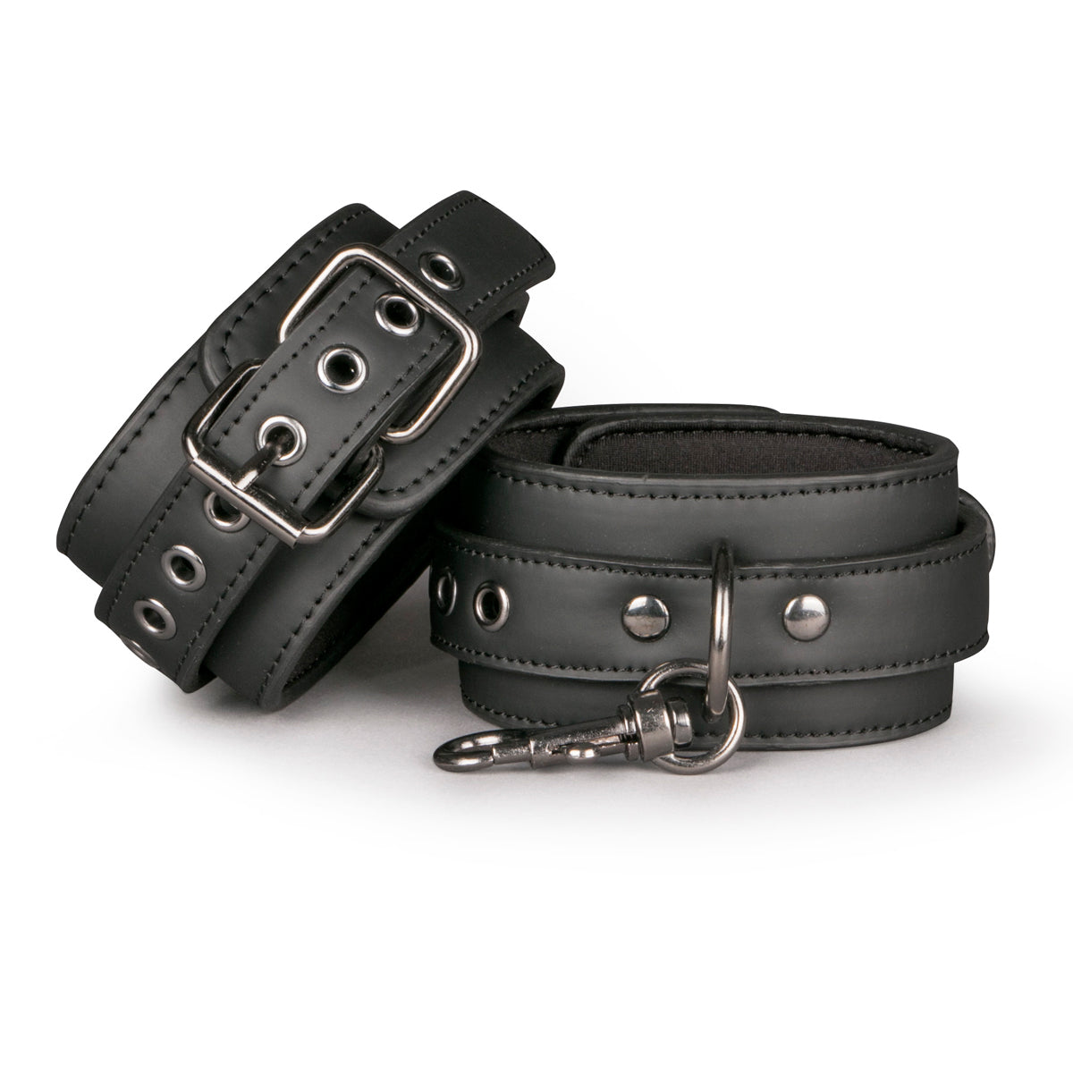 Adjustable Faux Leather Ankle Cuffs – High-Quality Comfort Restraints Black > Bondage Gear > Restraints