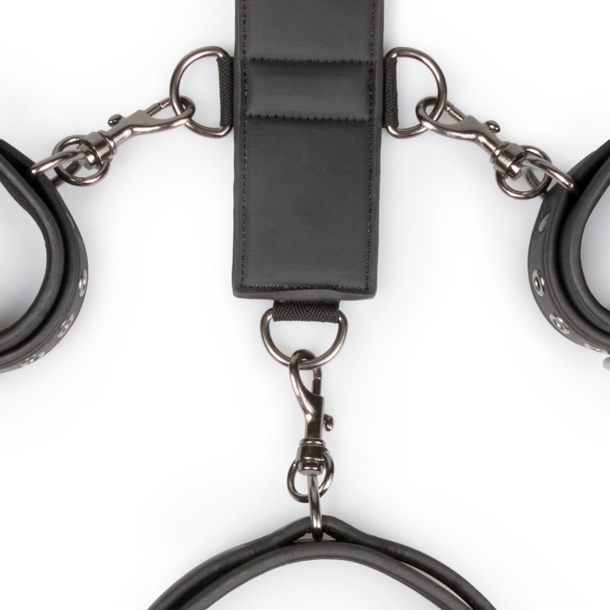 Neck and Wrist Restraint Bondage Kit with Harness Strap Handcuffs and Collar > Bondage Gear > Restraints