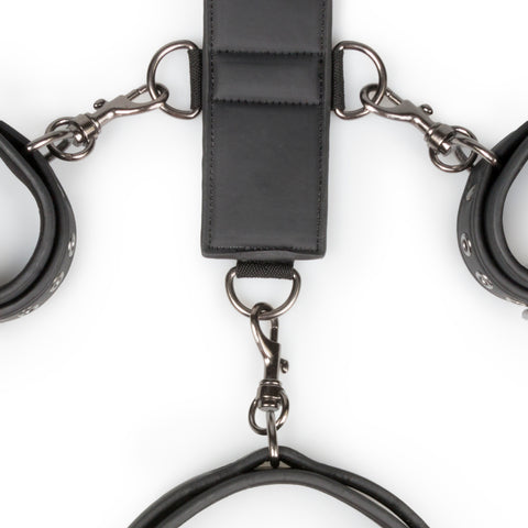 Neck and Wrist Restraint Bondage Kit with Harness Strap Handcuffs and Collar > Bondage Gear > Restraints