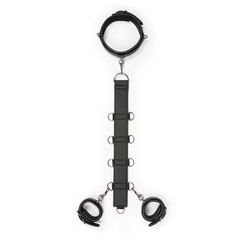 Neck and Wrist Restraint Bondage Kit with Harness Strap Handcuffs and Collar > Bondage Gear > Restraints