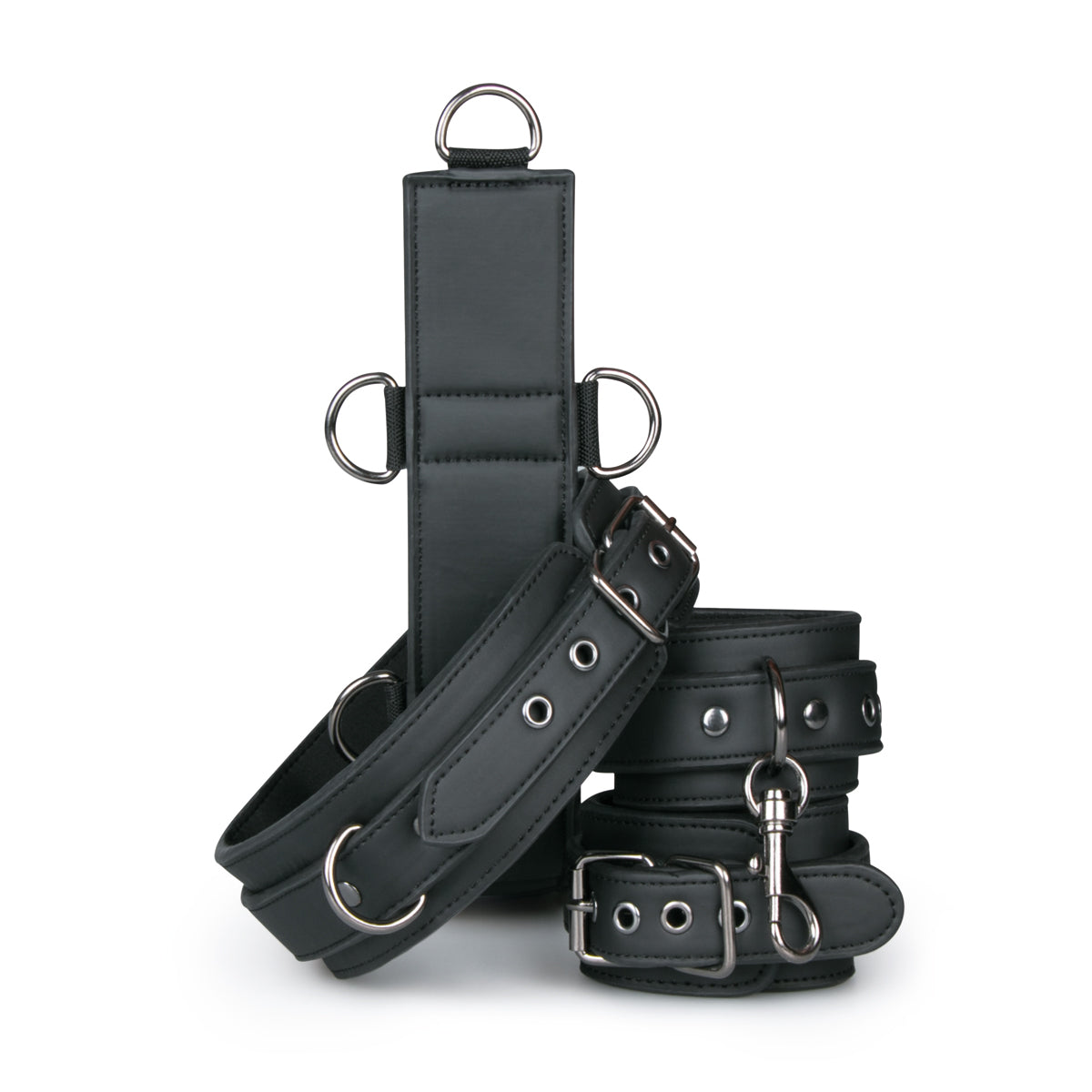 Neck and Wrist Restraint Bondage Kit with Harness Strap Handcuffs and Collar > Bondage Gear > Restraints