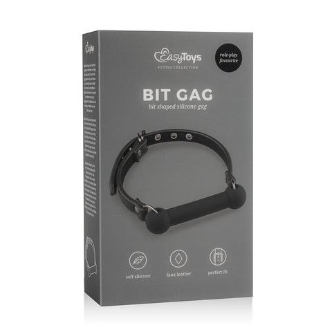 EasyToys Silicone Bit Gag for BDSM and Pony Play Gags