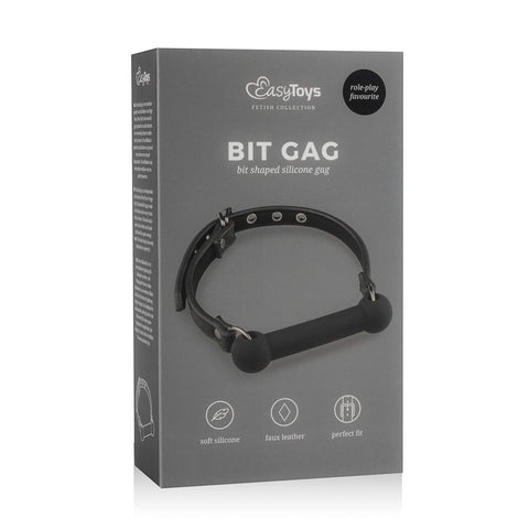 EasyToys Silicone Bit Gag for BDSM and Pony Play Gags