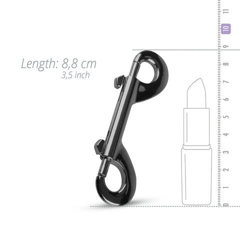 Double Clip Grey Bondage Accessory for Enhanced Pleasure Rope