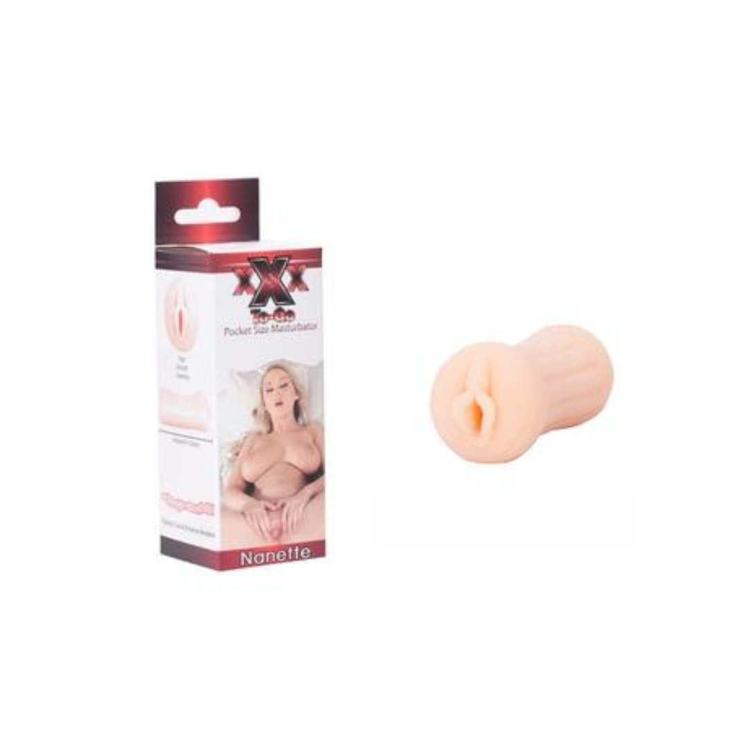 XXX To Go Nanette Pocket Sized Vagina Stroker Flesh Strokers - Manual