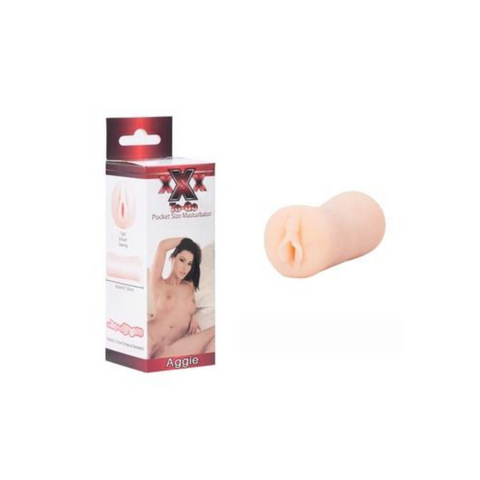 XXX To Go Aggie Pocket Sized Vagina Stroker Flesh Strokers - Manual