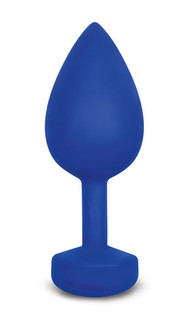 Gplug Large Navy Blue 3.9cm Bioskin Pleasure Plug Butt Plugs