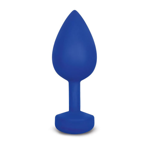 Gplug Large Navy Blue 3.9cm Bioskin Pleasure Plug Butt Plugs