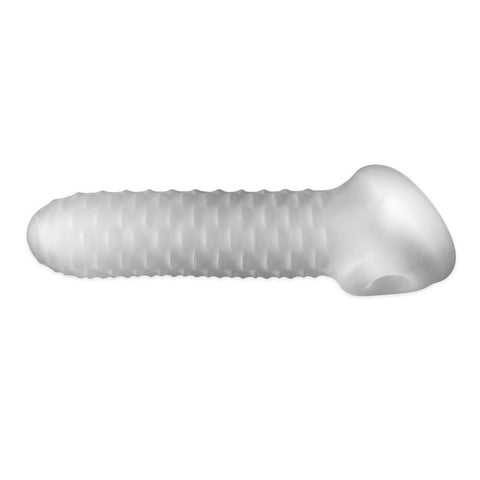 Fat Boy Checker Plate Sheath 6.5in - Add Girth and Stimulation SLEEVES