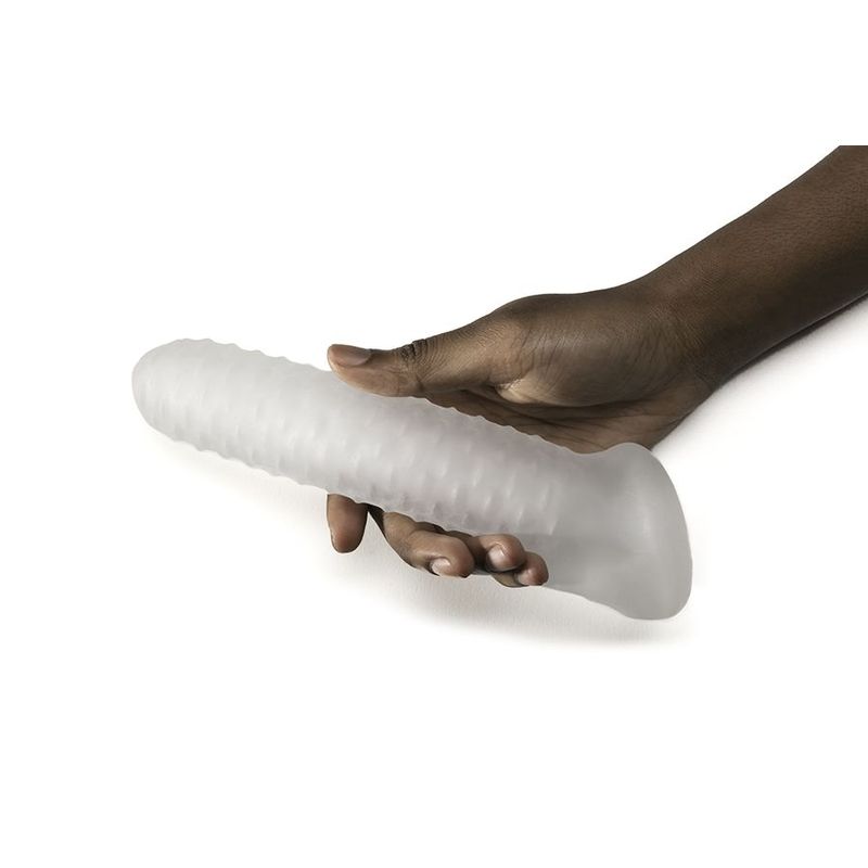 Fat Boy Checker Plate Sheath 7.5 Inch – Textured Sheath Enhancing Girth by 0.7 Inch Sex Toy SLEEVES