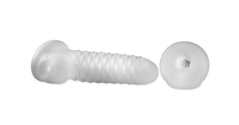 Fat Boy Checker Plate Sheath 7.5 Inch – Textured Sheath Enhancing Girth by 0.7 Inch Sex Toy SLEEVES