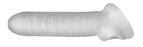 Fat Boy Micro Rib Sheath 6.5in - For Stroking or Partner Play SLEEVES