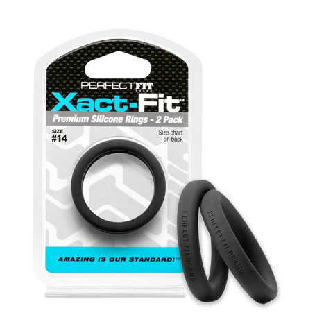 PlayZone Xact-Fit Ring 2-Pack – Precision Fit Cock Rings > Cock Ring > Sets