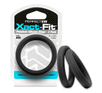 Xact Fit Cock Rings 2 Inch 2 Pack with Incremental Sizing System Cock Rings > Cock Ring > Sets
