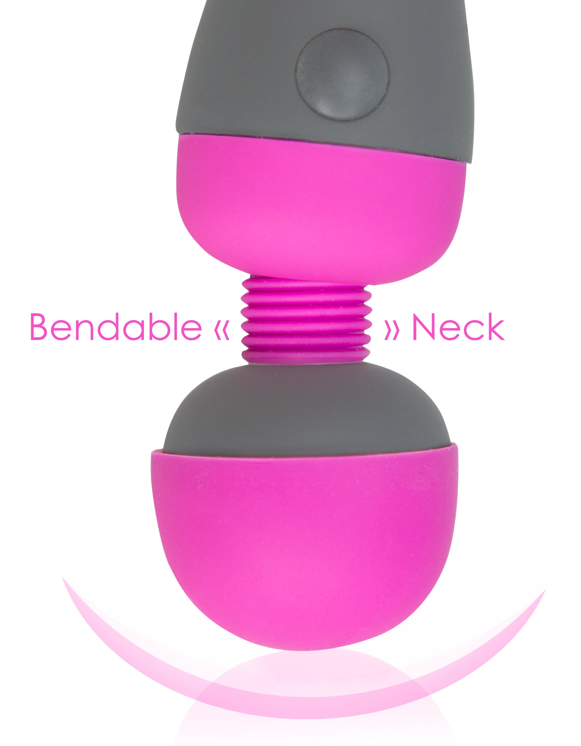 PalmPower Massage Wand Pink – Powerful Vibrations Handheld Massager > Sex Toys > Massage Wands