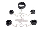 Adjustable Leather Slave Bondage Shackle Set – High-Quality Restraint Accessories > Bondage Gear > Restraints