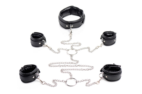 Adjustable Slave Bondage Shackle Set for Ultimate Restraint > Bondage Gear > Restraints