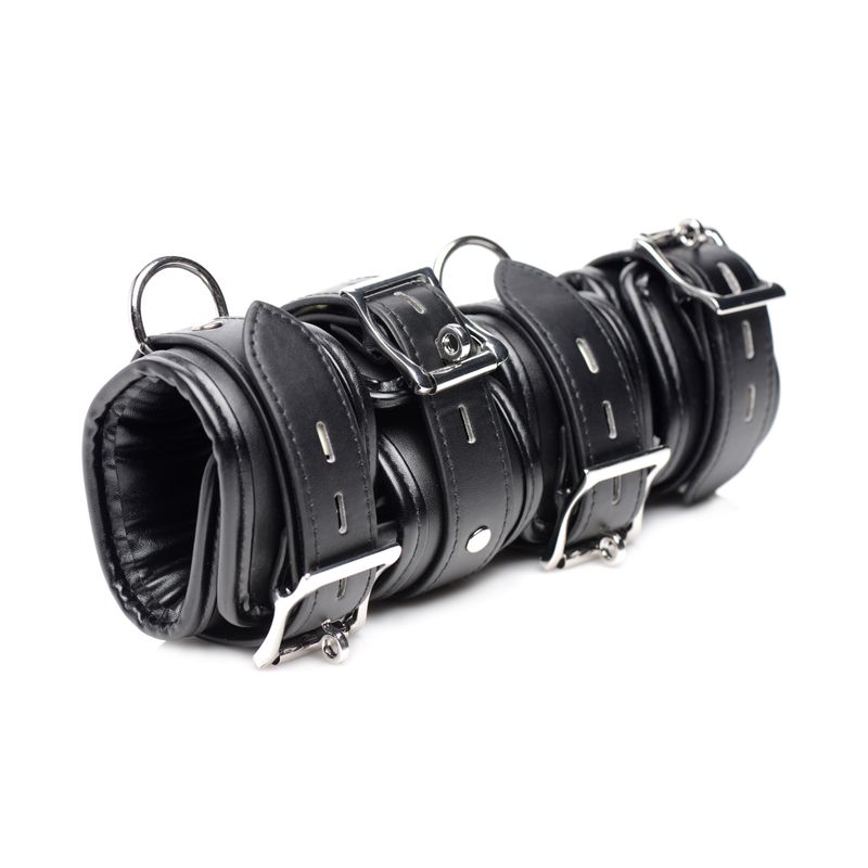 Adjustable Leather Slave Bondage Shackle Set – High-Quality Restraint Accessories > Bondage Gear > Restraints