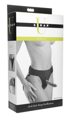 Avalon Jock Style Strap On Harness in Black Purple > Dildos > Strap On Harnesses