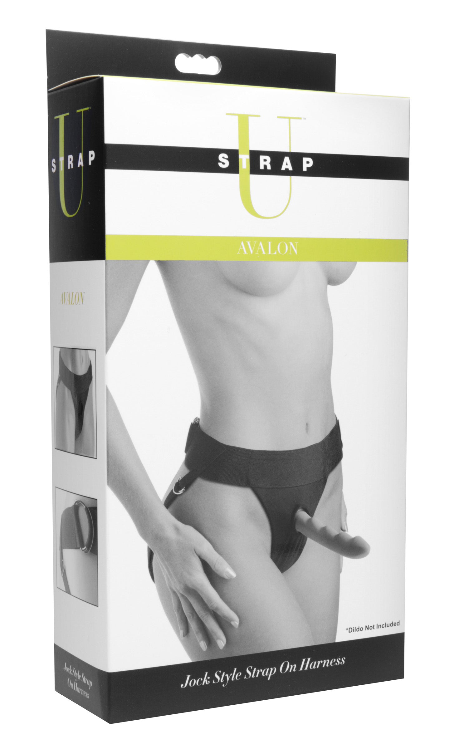 Avalon Jock Style Strap On Harness in Black Purple > Dildos > Strap On Harnesses