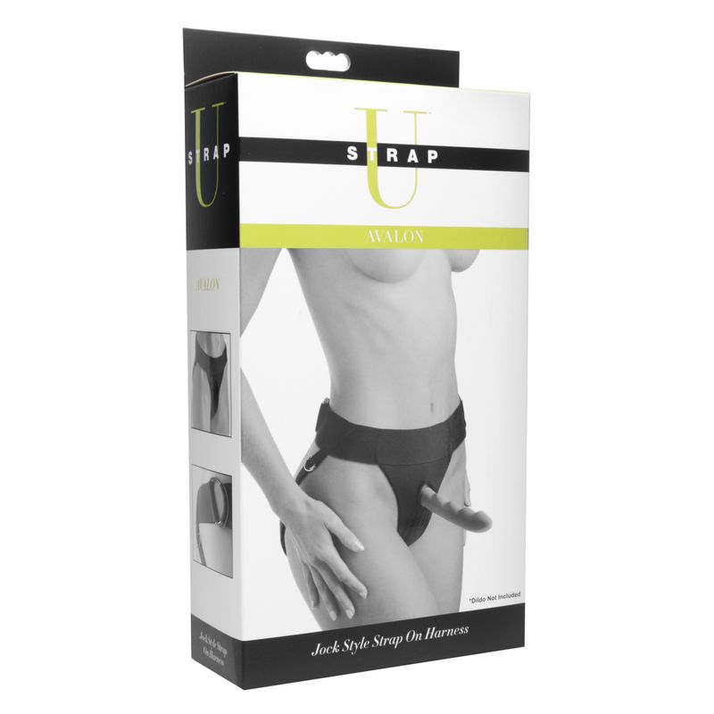 Avalon Jock Style Strap On Harness in Black STRAP-ONS