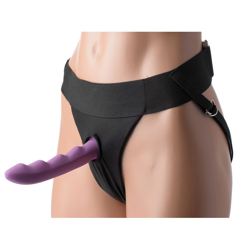 Avalon Jock Style Strap On Harness in Black > Dildos > Strap On Harnesses