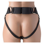 Avalon Jock Style Strap On Harness in Black > Dildos > Strap On Harnesses
