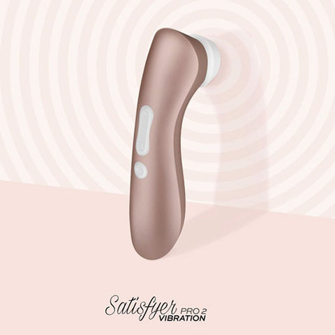 Satisfyer Pro 2+ Clitoral Stimulator 164mm Touch-Free USB Rechargeable STIMULATORS