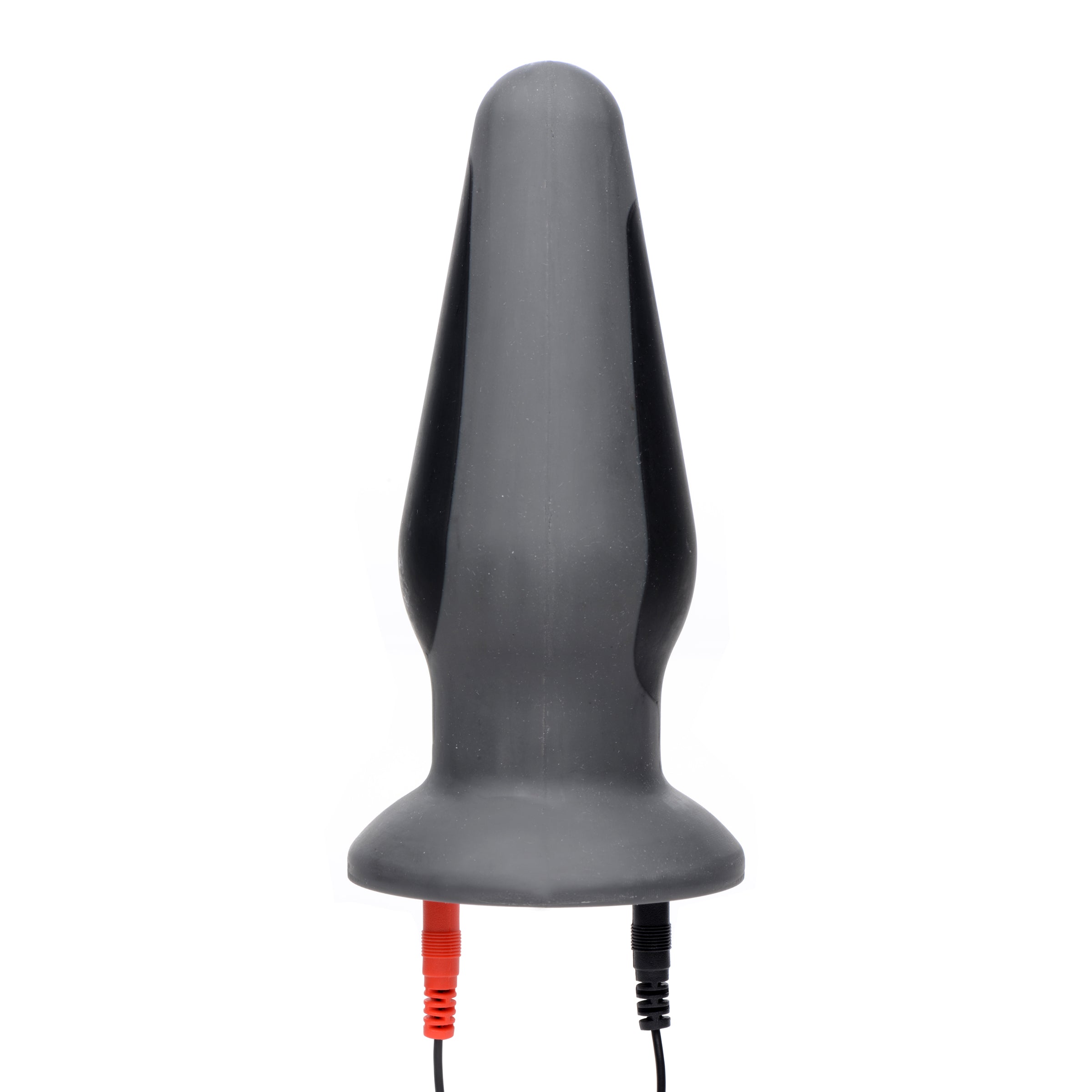 Zeus Anal Amplifier Silicone eStim Plug – Premium Smooth Silicone Anal Plug Black E-STIM TOYS Main image