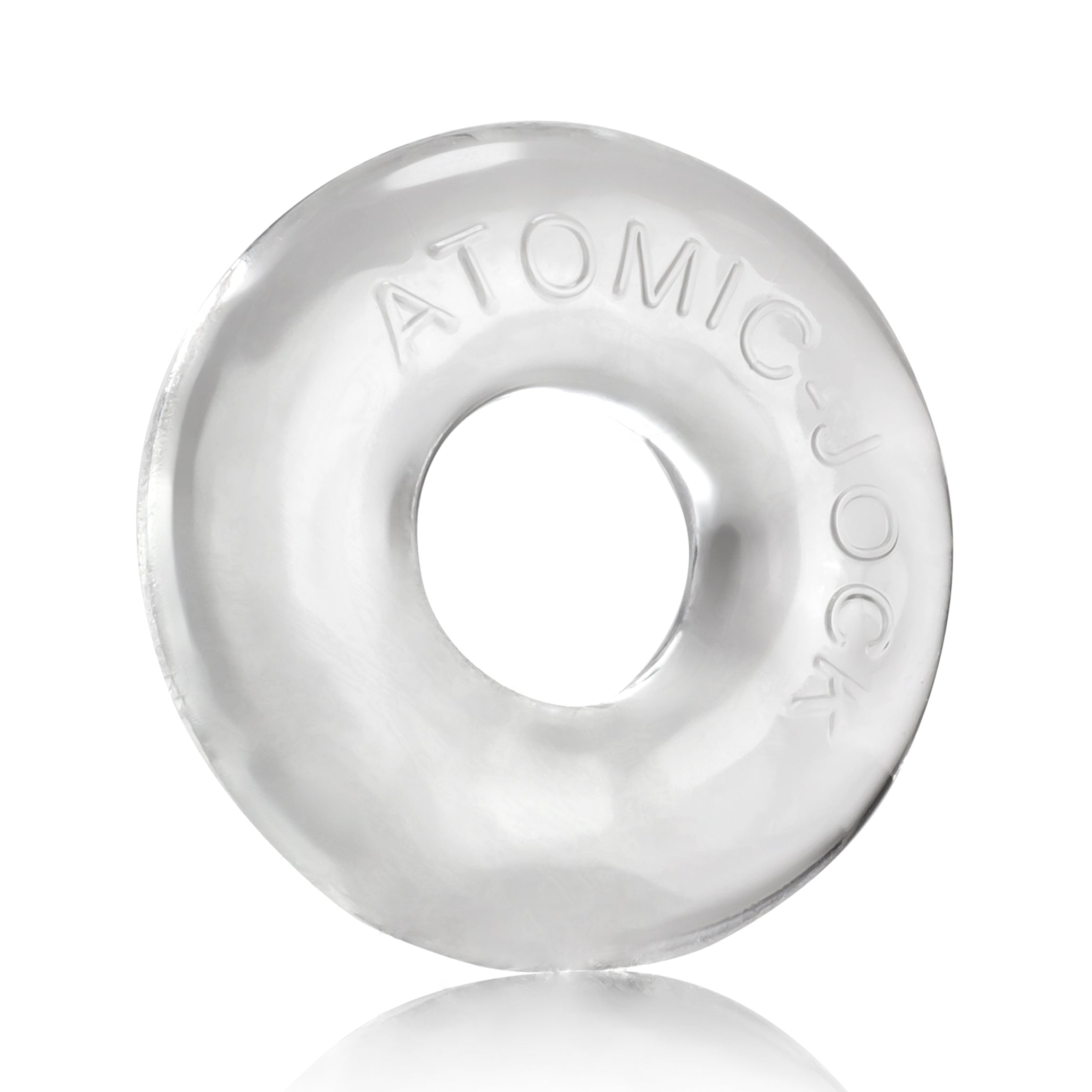 Donut 2 Cockring Large Clear with 5x Stretch for Enhanced Performance Clear > Cock Ring > Single