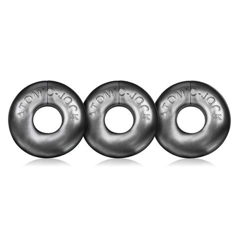 Ringer Cockring Set 3 Piece Steel for Enhanced Pleasure and Comfort Silver Cockrings
